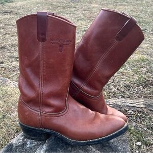Vintage Mason Western Leather Cowboy Boots